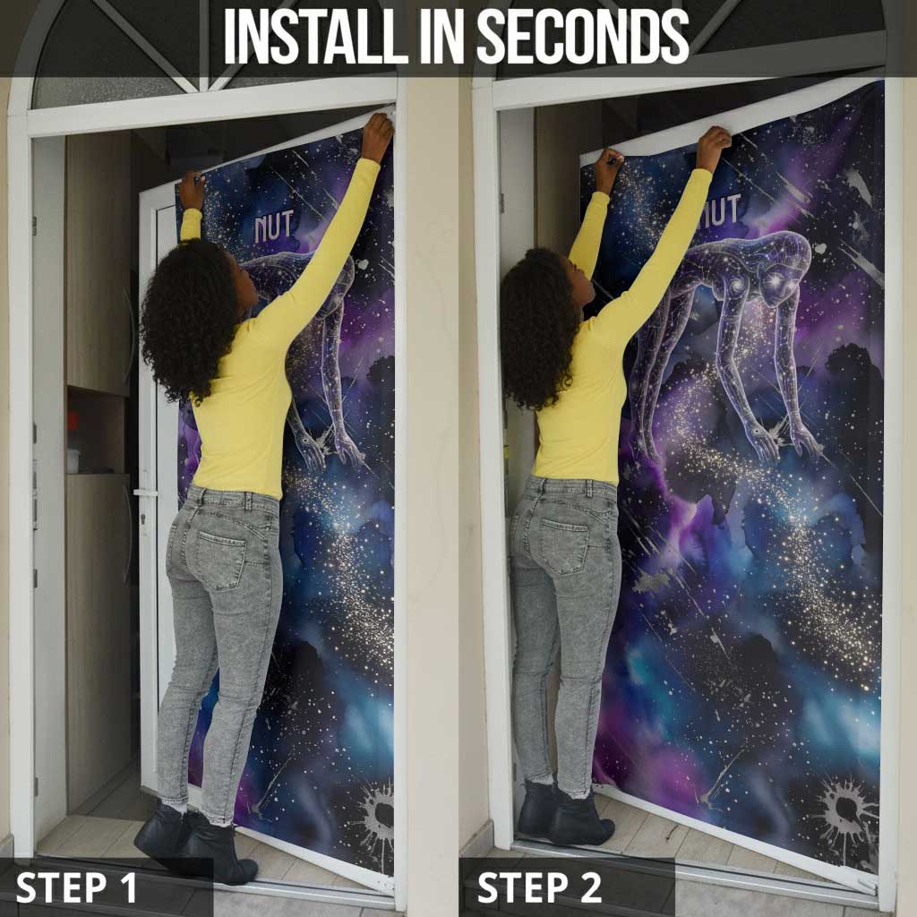 Nut Egyptian Door Cover She Who Bore the Gods Galactic Vessel Cosmic Goddess Star Map