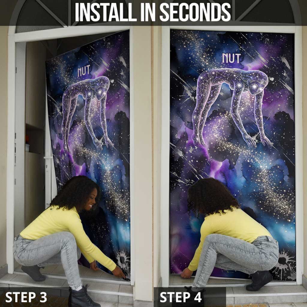 Nut Egyptian Door Cover She Who Bore the Gods Galactic Vessel Cosmic Goddess Star Map