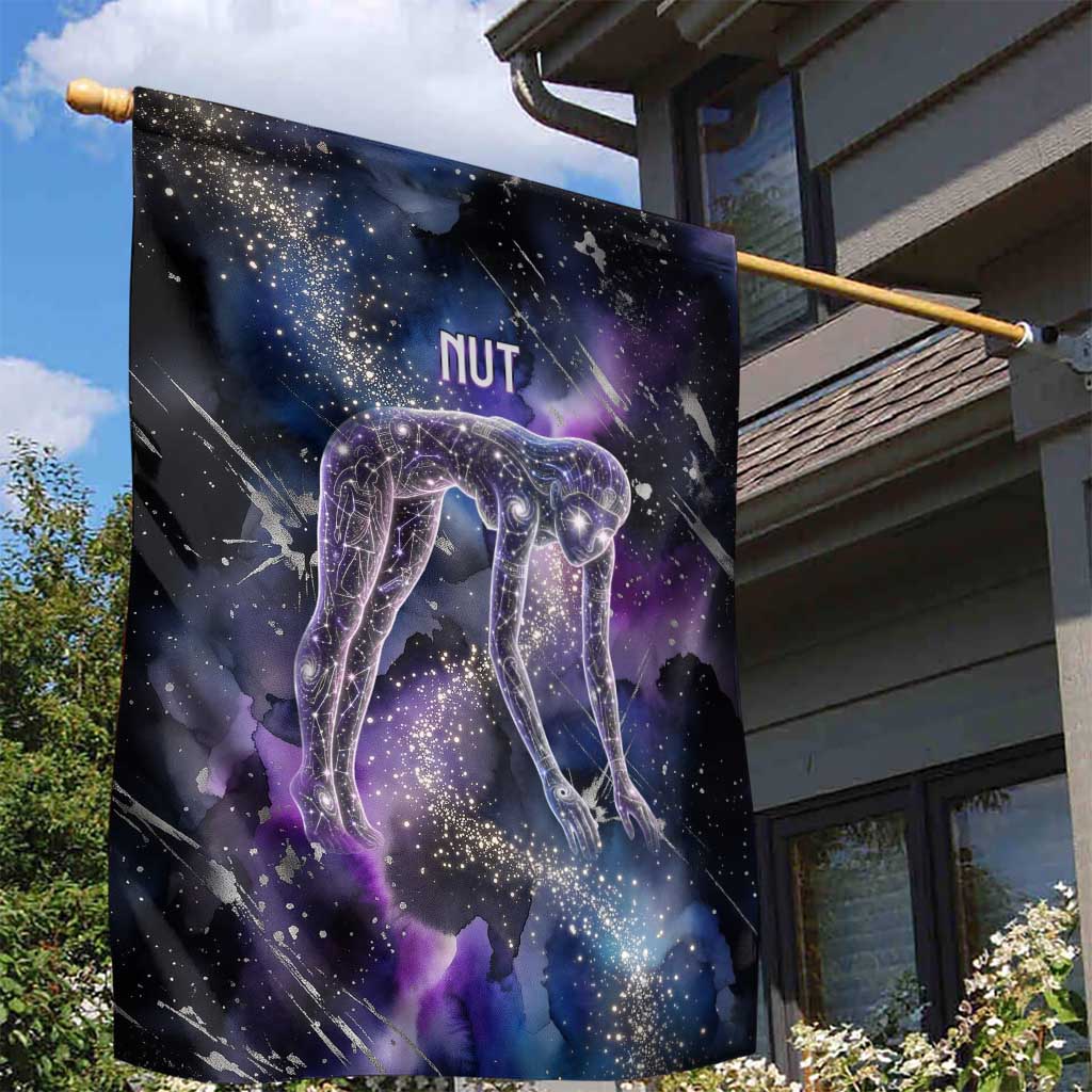 Nut Egyptian Garden Flag She Who Bore the Gods Galactic Vessel Cosmic Goddess Star Map