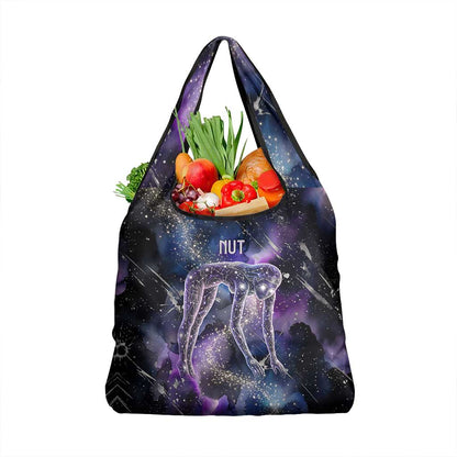 Nut Egyptian Grocery Bag She Who Bore the Gods Galactic Vessel Cosmic Goddess Star Map