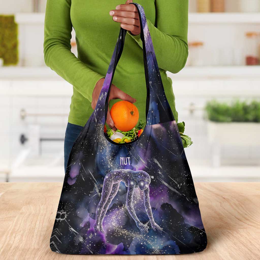 Nut Egyptian Grocery Bag She Who Bore the Gods Galactic Vessel Cosmic Goddess Star Map