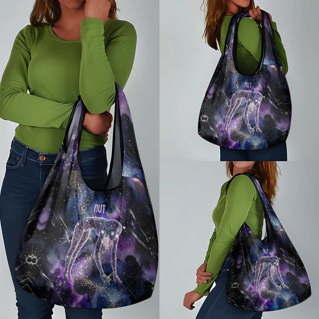 Nut Egyptian Grocery Bag She Who Bore the Gods Galactic Vessel Cosmic Goddess Star Map
