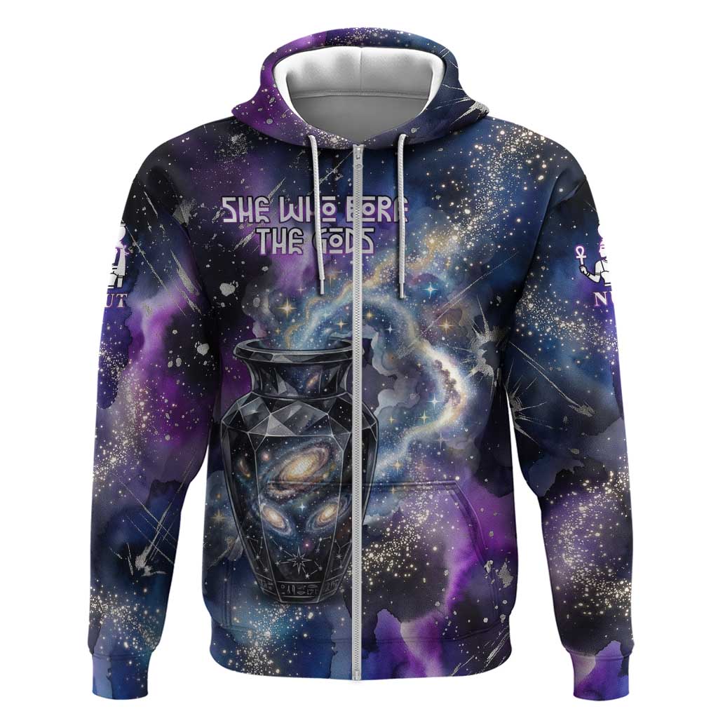 Nut Egyptian Hoodie She Who Bore the Gods Galactic Vessel Cosmic Goddess Star Map