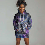 Nut Egyptian Hoodie Dress She Who Bore the Gods Galactic Vessel Cosmic Goddess Star Map