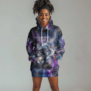 Nut Egyptian Hoodie Dress She Who Bore the Gods Galactic Vessel Cosmic Goddess Star Map