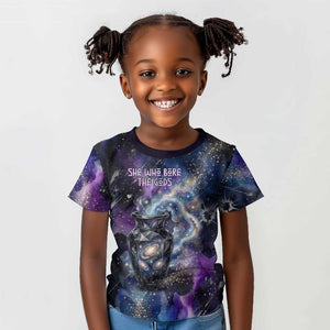 Nut Egyptian Kid T shirt She Who Bore the Gods Galactic Vessel Cosmic Goddess Star Map