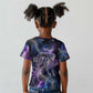 Nut Egyptian Kid T shirt She Who Bore the Gods Galactic Vessel Cosmic Goddess Star Map