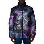 Nut Egyptian Padded Jacket She Who Bore the Gods Galactic Vessel Cosmic Goddess Star Map