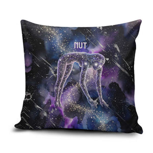 Nut Egyptian Pillow Cover She Who Bore the Gods Galactic Vessel Cosmic Goddess Star Map