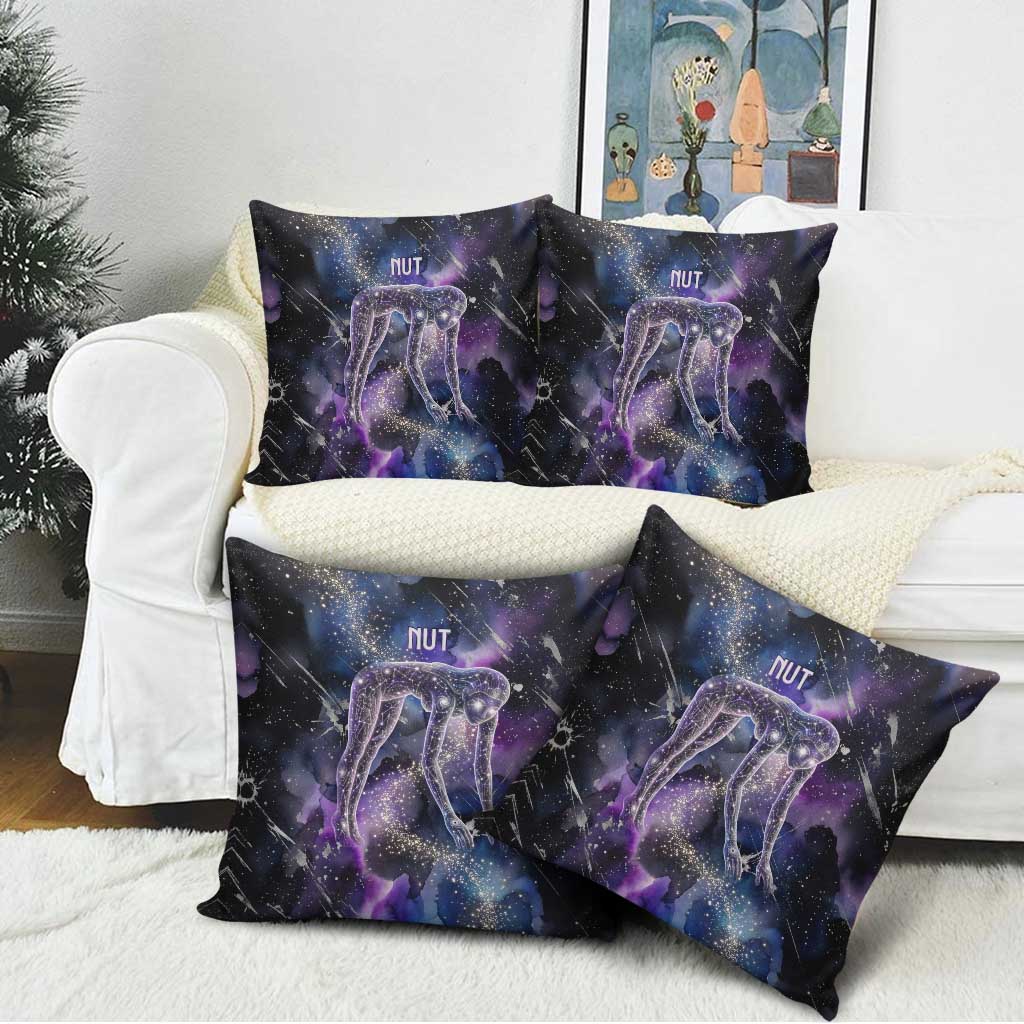 Nut Egyptian Pillow Cover She Who Bore the Gods Galactic Vessel Cosmic Goddess Star Map