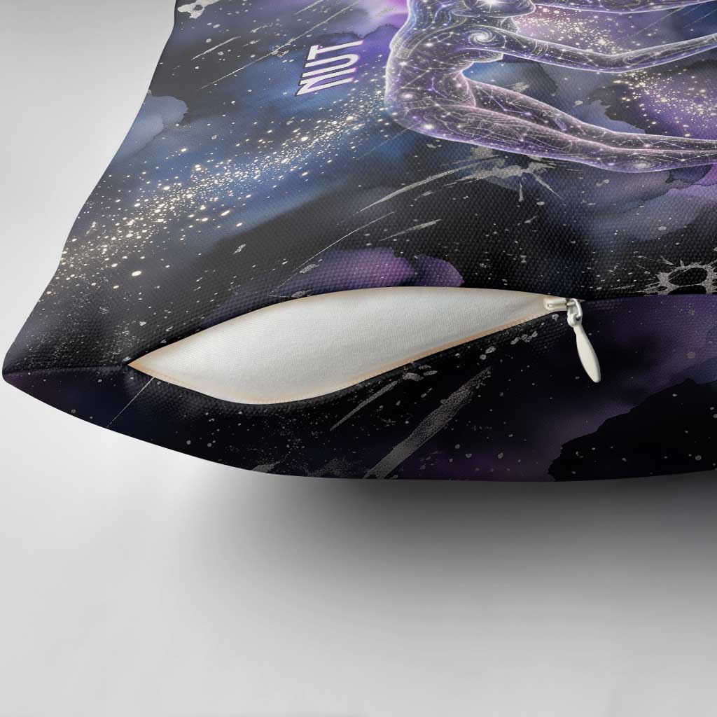 Nut Egyptian Pillow Cover She Who Bore the Gods Galactic Vessel Cosmic Goddess Star Map