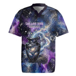 Nut Egyptian Rugby Jersey She Who Bore the Gods Galactic Vessel Cosmic Goddess Star Map