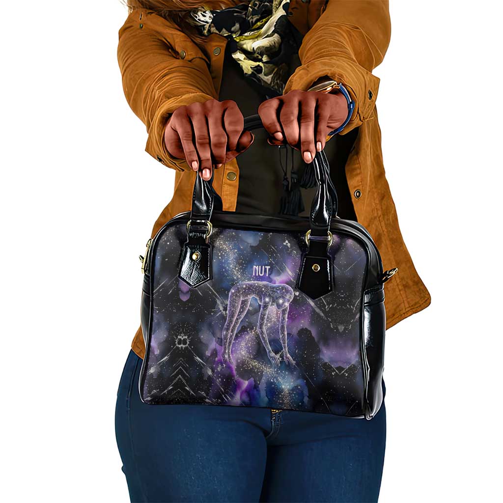 Nut Egyptian Shoulder Handbag She Who Bore the Gods Galactic Vessel Cosmic Goddess Star Map