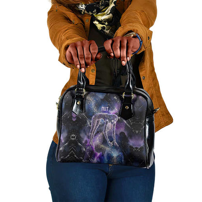 Nut Egyptian Shoulder Handbag She Who Bore the Gods Galactic Vessel Cosmic Goddess Star Map