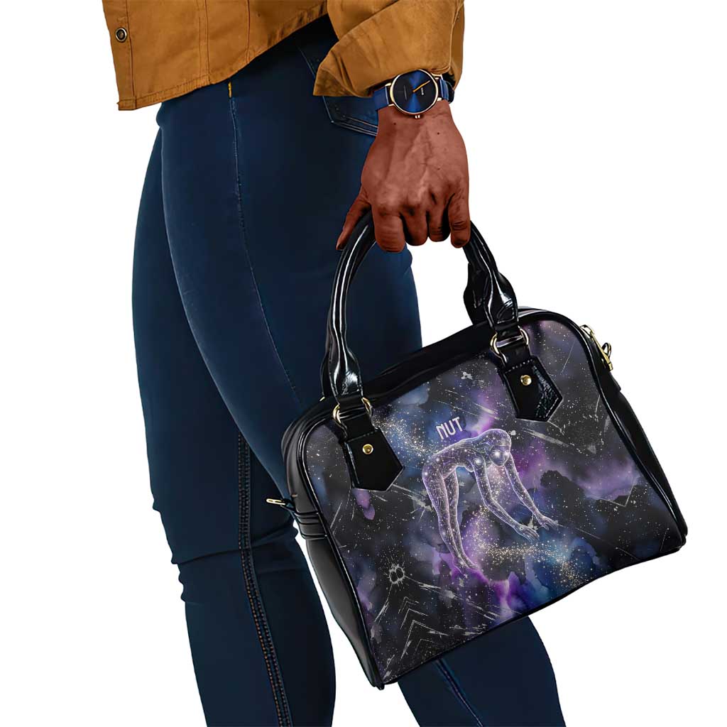 Nut Egyptian Shoulder Handbag She Who Bore the Gods Galactic Vessel Cosmic Goddess Star Map