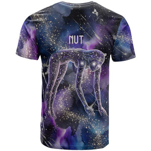 Nut Egyptian T shirt She Who Bore the Gods Galactic Vessel Cosmic Goddess Star Map