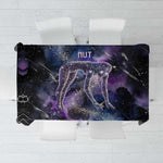 Nut Egyptian Tablecloth She Who Bore the Gods Galactic Vessel Cosmic Goddess Star Map