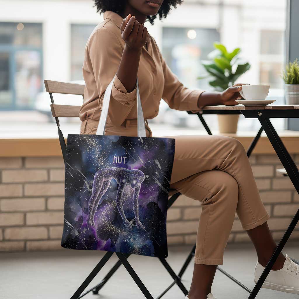 Nut Egyptian Tote Bag She Who Bore the Gods Galactic Vessel Cosmic Goddess Star Map