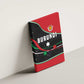 Burundi Canvas Wall Art with Athletics Runners Black Red Green Flag Spirit