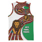 Burundi Lion Tribal Pattern Basketball Jersey - National Motto Unité Travail Progrès TS04