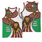 Burundi Lion Tribal Pattern Basketball Jersey - National Motto Unité Travail Progrès TS04