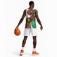 Burundi Lion Tribal Pattern Basketball Jersey - National Motto Unité Travail Progrès TS04
