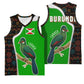 Burundi Turaco Basketball Jersey with National Bird and Flag Pattern TS04