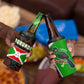Burundi Turaco 4 in 1 Can Cooler Tumbler with National Bird and Flag Pattern