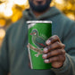 Burundi Turaco 4 in 1 Can Cooler Tumbler with National Bird and Flag Pattern