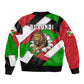 Burundi Roaring Lion Bomber Jacket with National Flag Colors