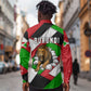 Burundi Roaring Lion Long Sleeve Button Shirt with National Flag Colors