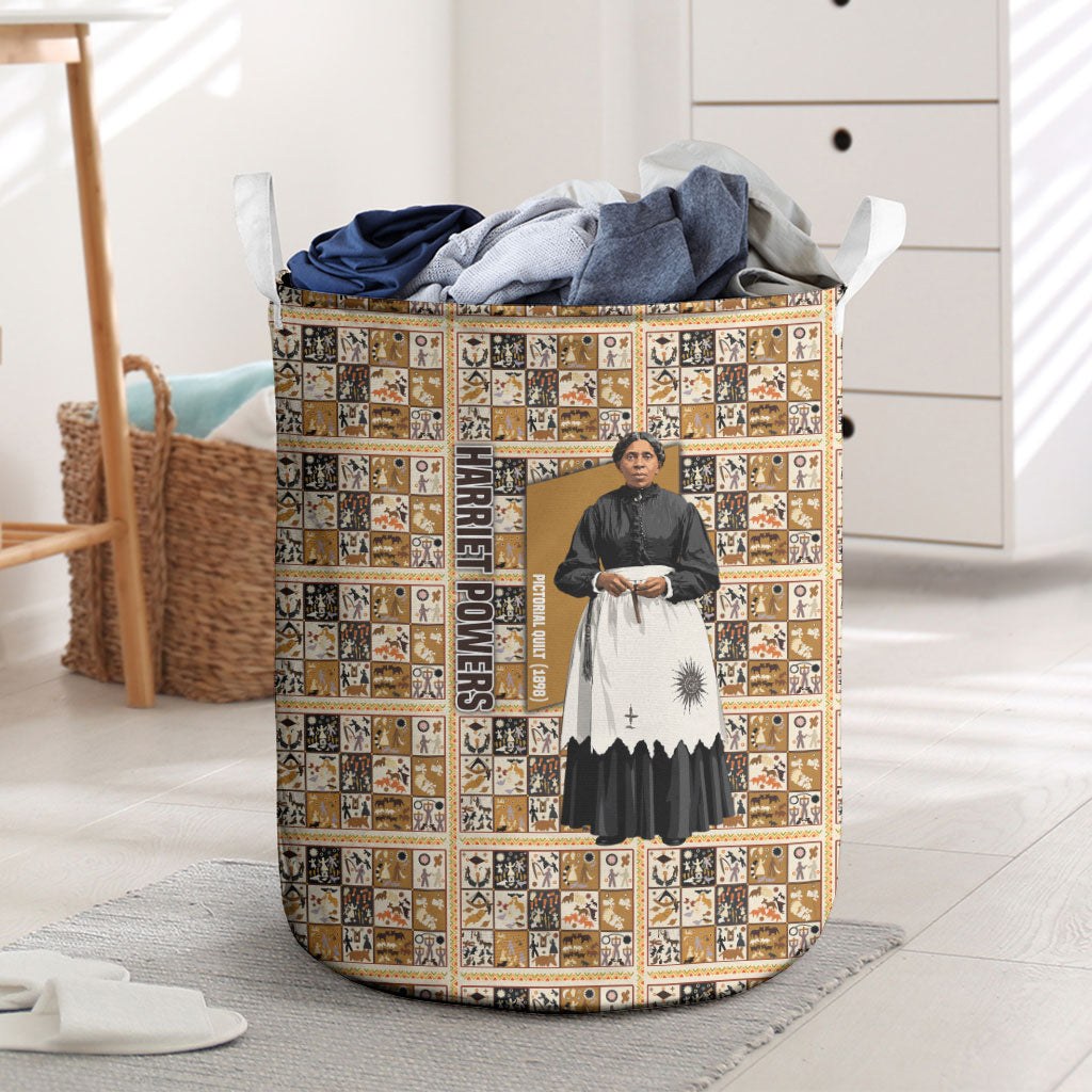 Harriet Powers 1898 Bible Quilt Laundry Basket African American Folk Art
