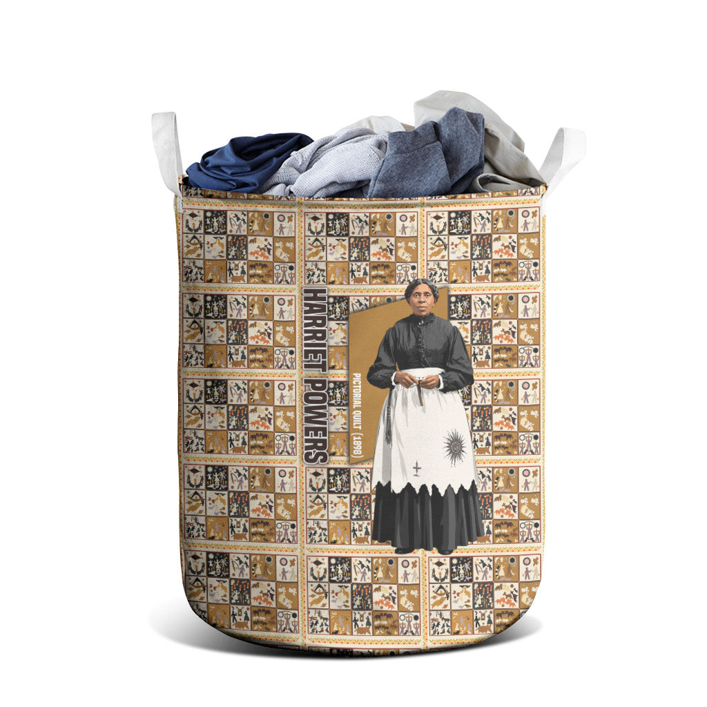 Harriet Powers 1898 Bible Quilt Laundry Basket African American Folk Art