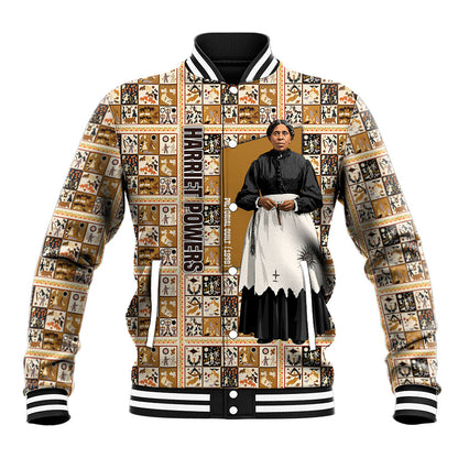 Harriet Powers 1898 Bible Quilt Baseball Jacket African American Folk Art