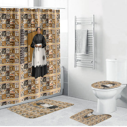 Harriet Powers 1898 Bible Quilt Bathroom Set African American Folk Art