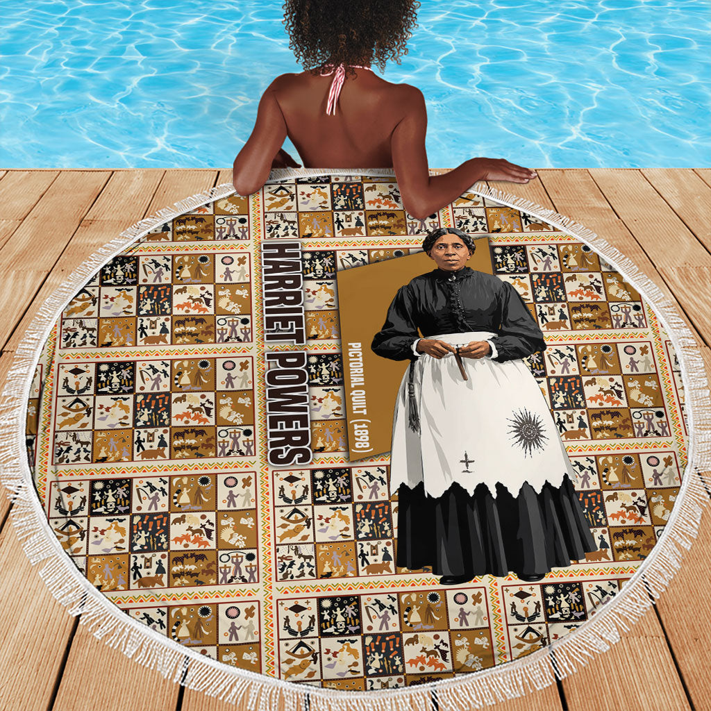 Harriet Powers 1898 Bible Quilt Beach Blanket African American Folk Art