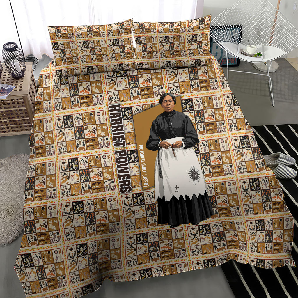 Harriet Powers 1898 Bible Quilt Bedding Set African American Folk Art