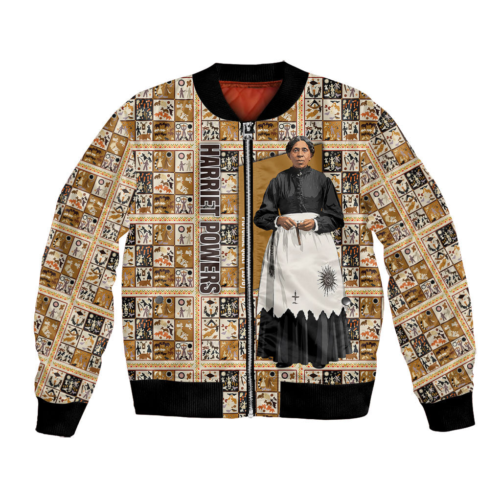 Harriet Powers 1898 Bible Quilt Bomber Jacket African American Folk Art