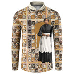 Harriet Powers 1898 Bible Quilt Button Sweatshirt African American Folk Art