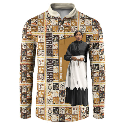 Harriet Powers 1898 Bible Quilt Button Sweatshirt African American Folk Art