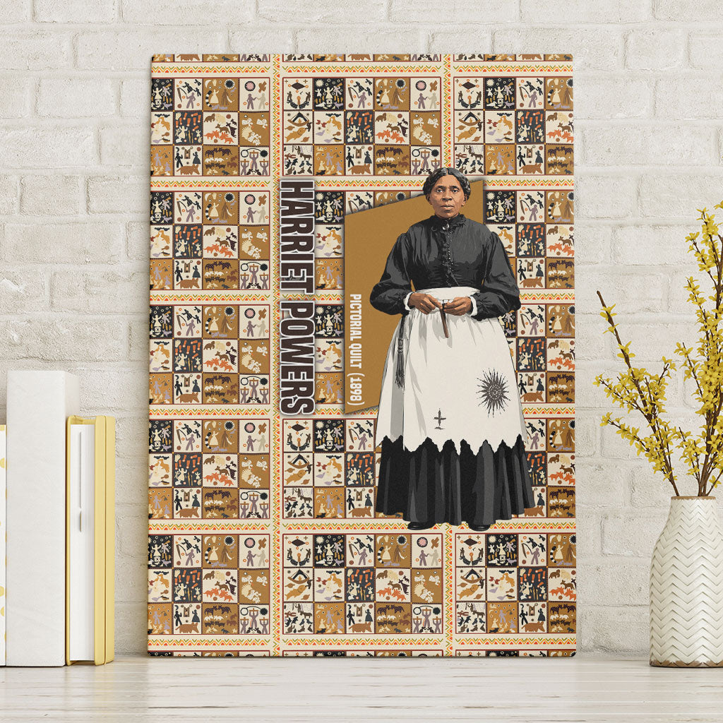 Harriet Powers 1898 Bible Quilt Canvas Wall Art African American Folk Art