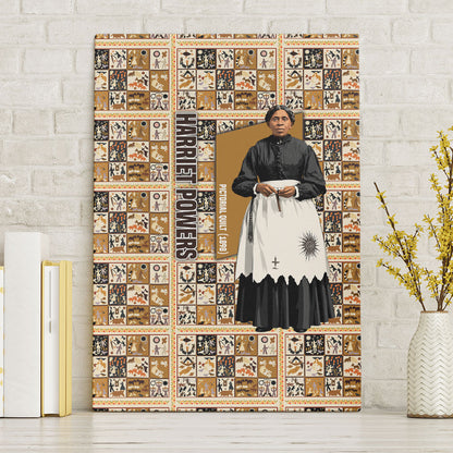 Harriet Powers 1898 Bible Quilt Canvas Wall Art African American Folk Art