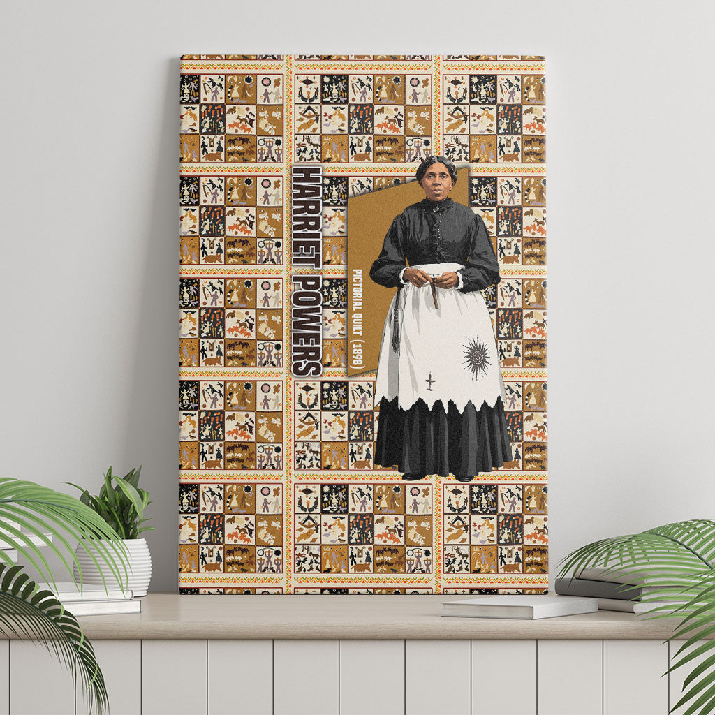 Harriet Powers 1898 Bible Quilt Canvas Wall Art African American Folk Art