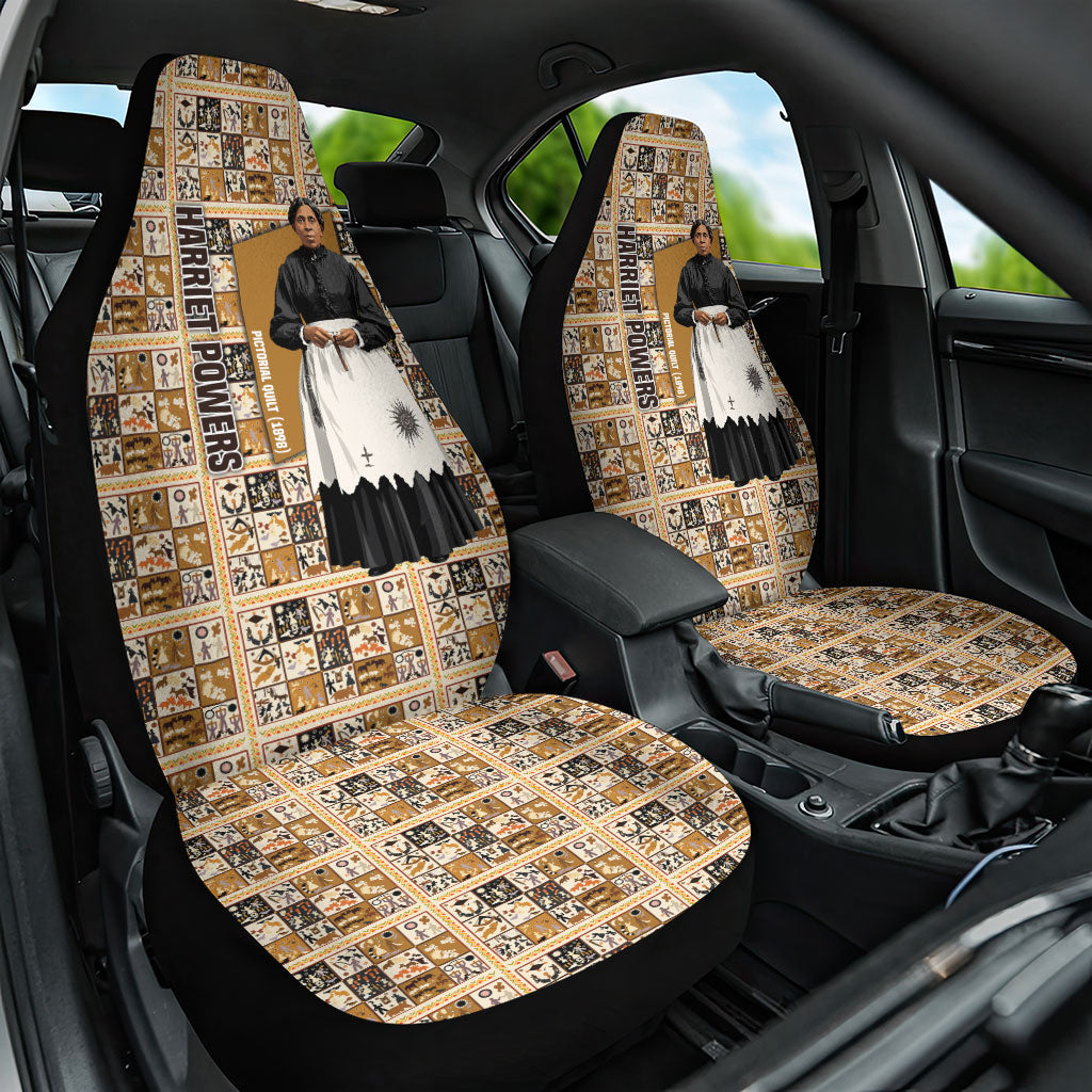 Harriet Powers 1898 Bible Quilt Car Seat Cover African American Folk Art