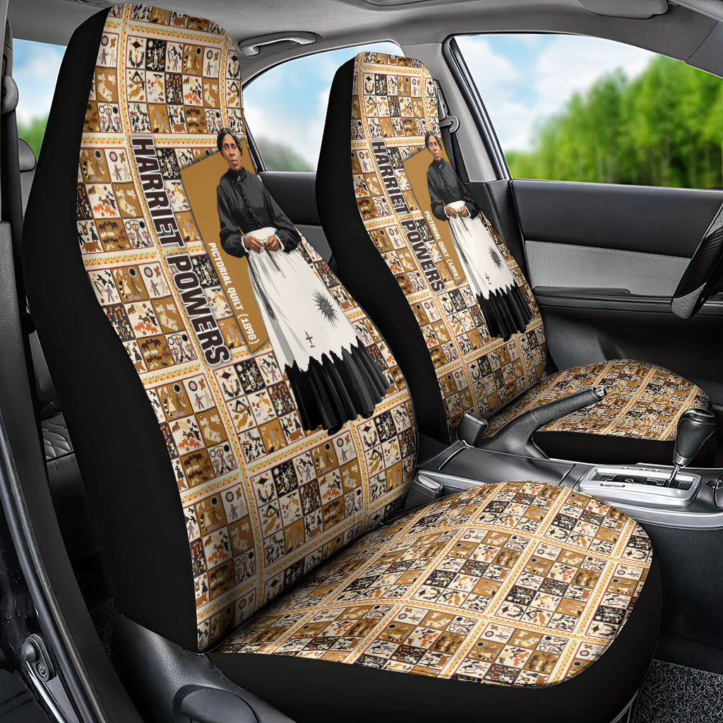Harriet Powers 1898 Bible Quilt Car Seat Cover African American Folk Art