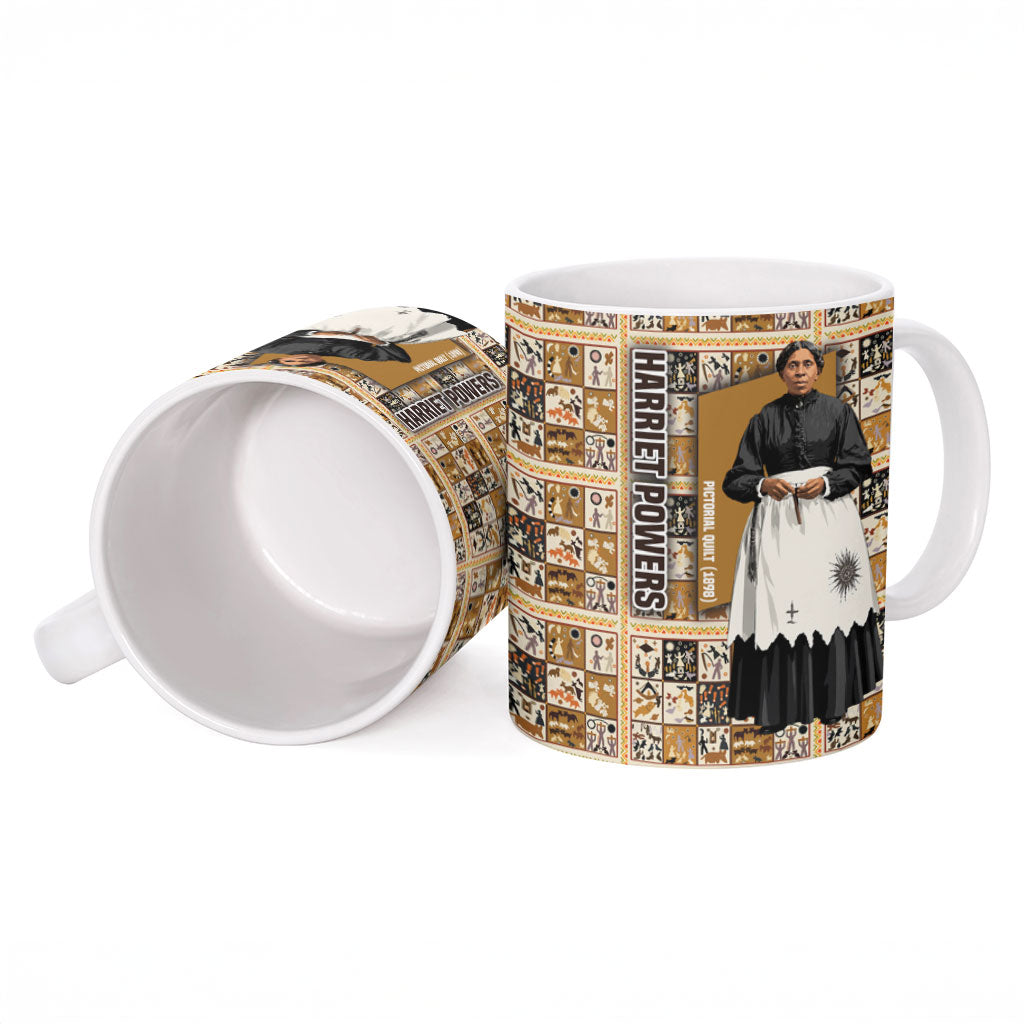 Harriet Powers 1898 Bible Quilt Ceramic Mug African American Folk Art