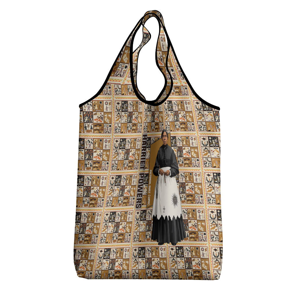 Harriet Powers 1898 Bible Quilt Grocery Bag African American Folk Art