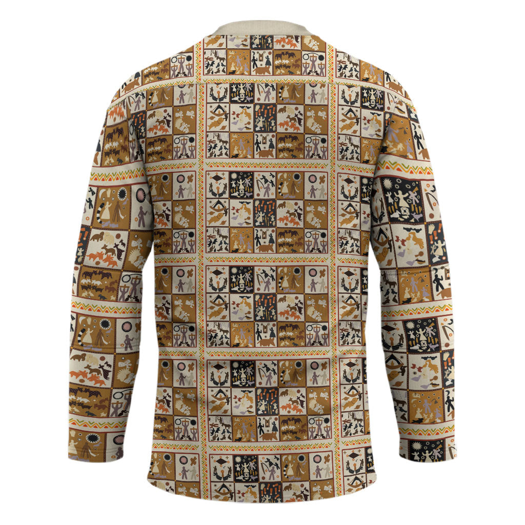 Harriet Powers 1898 Bible Quilt Hockey Jersey African American Folk Art