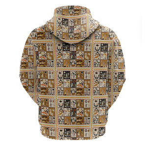 Harriet Powers 1898 Bible Quilt Hoodie African American Folk Art