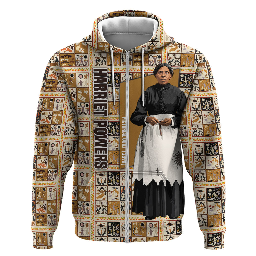 Harriet Powers 1898 Bible Quilt Hoodie African American Folk Art